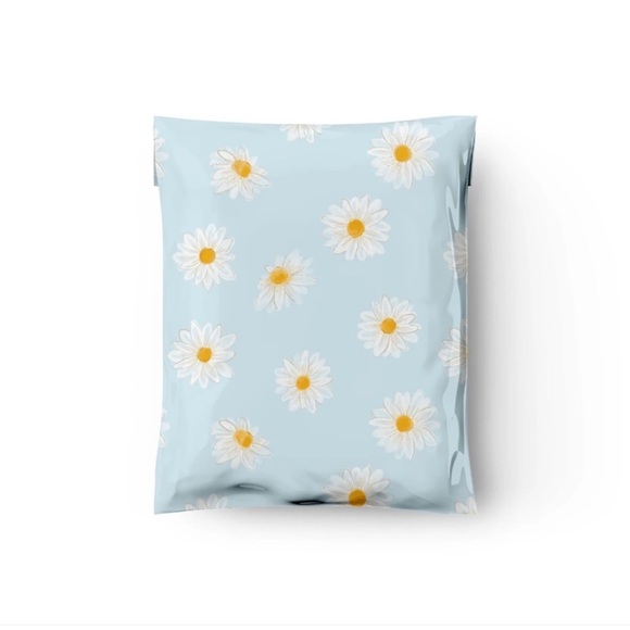 20 (10” x 13”) Daisy Floral Poly Mailers Poly Bags BRAND NEW - Picture 4 of 4
